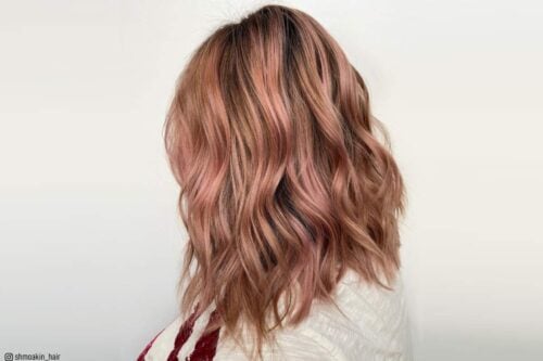 rose gold highlights