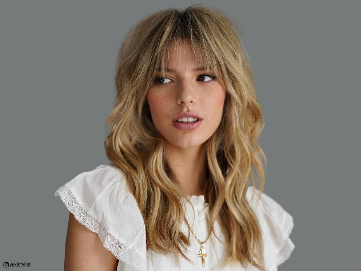 See-through bangs for women