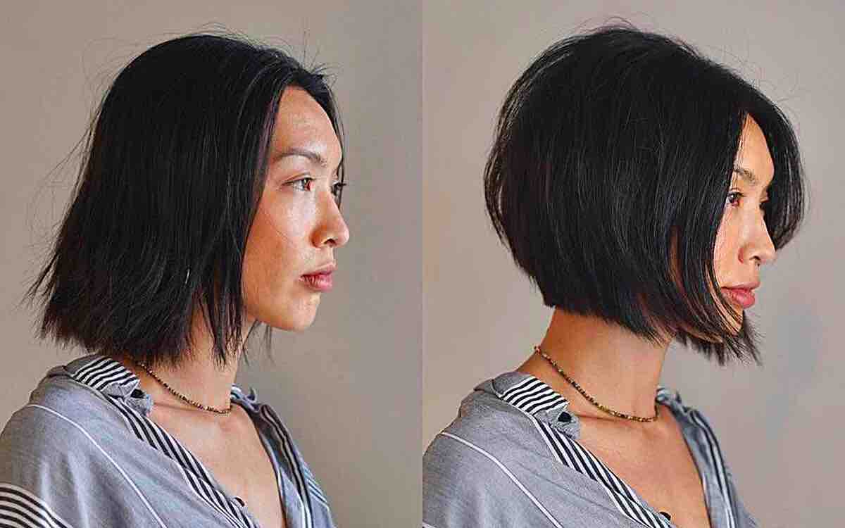 Short hair length for thin hair