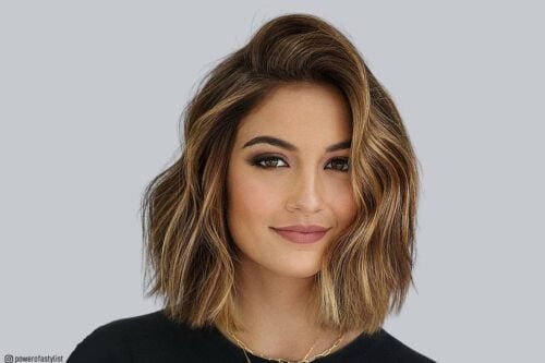 Short haircuts for thick wavy hair