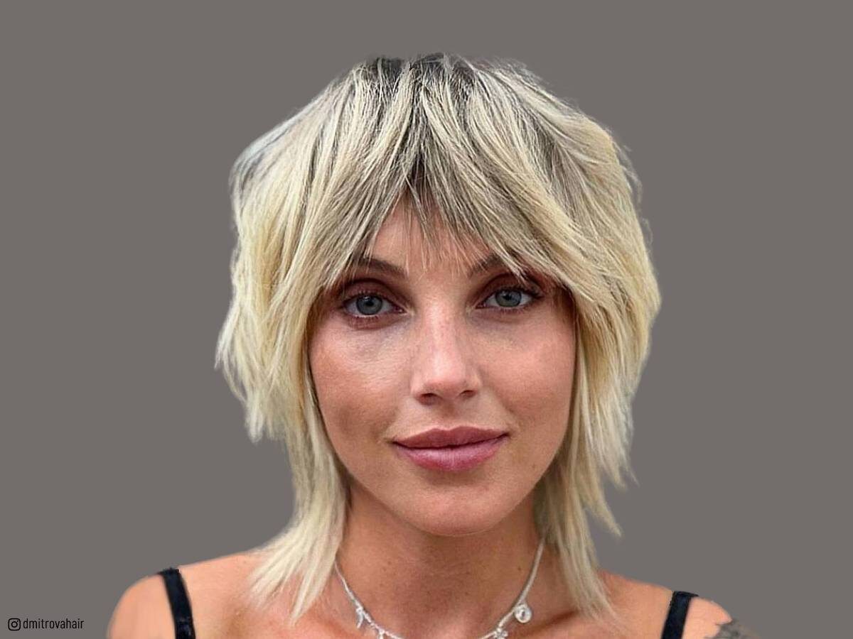 Short shaggy haircuts for fine hair