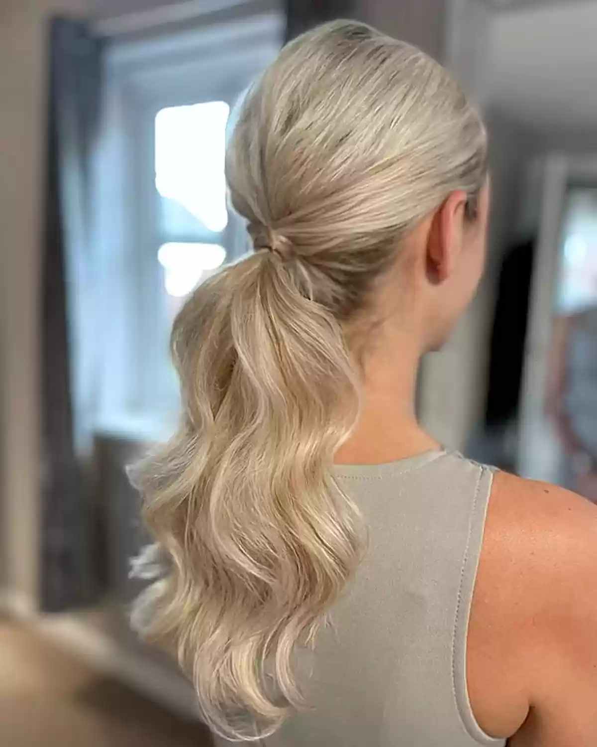 Simple Low Ponytail