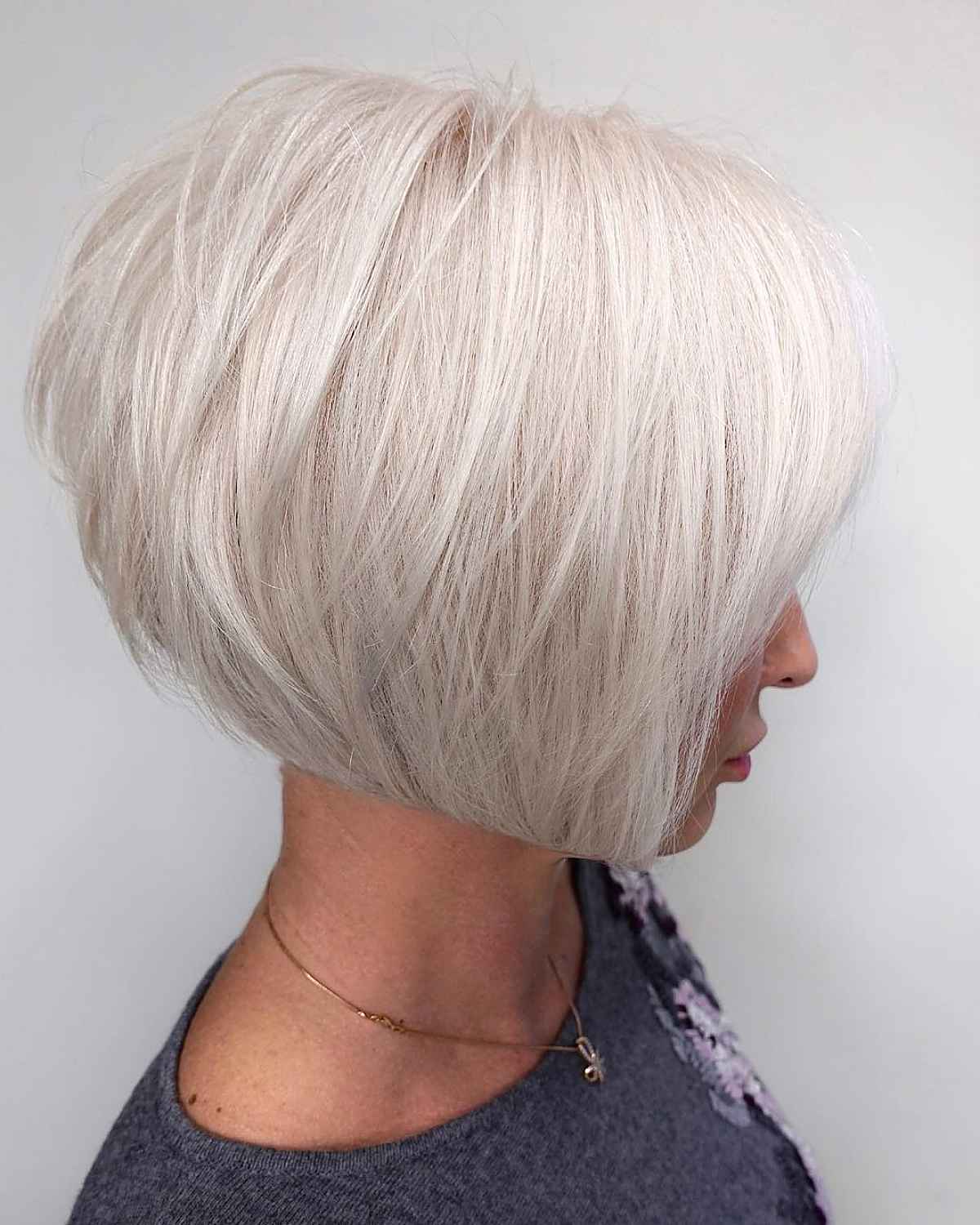 Slightly Angled Bob Haircut