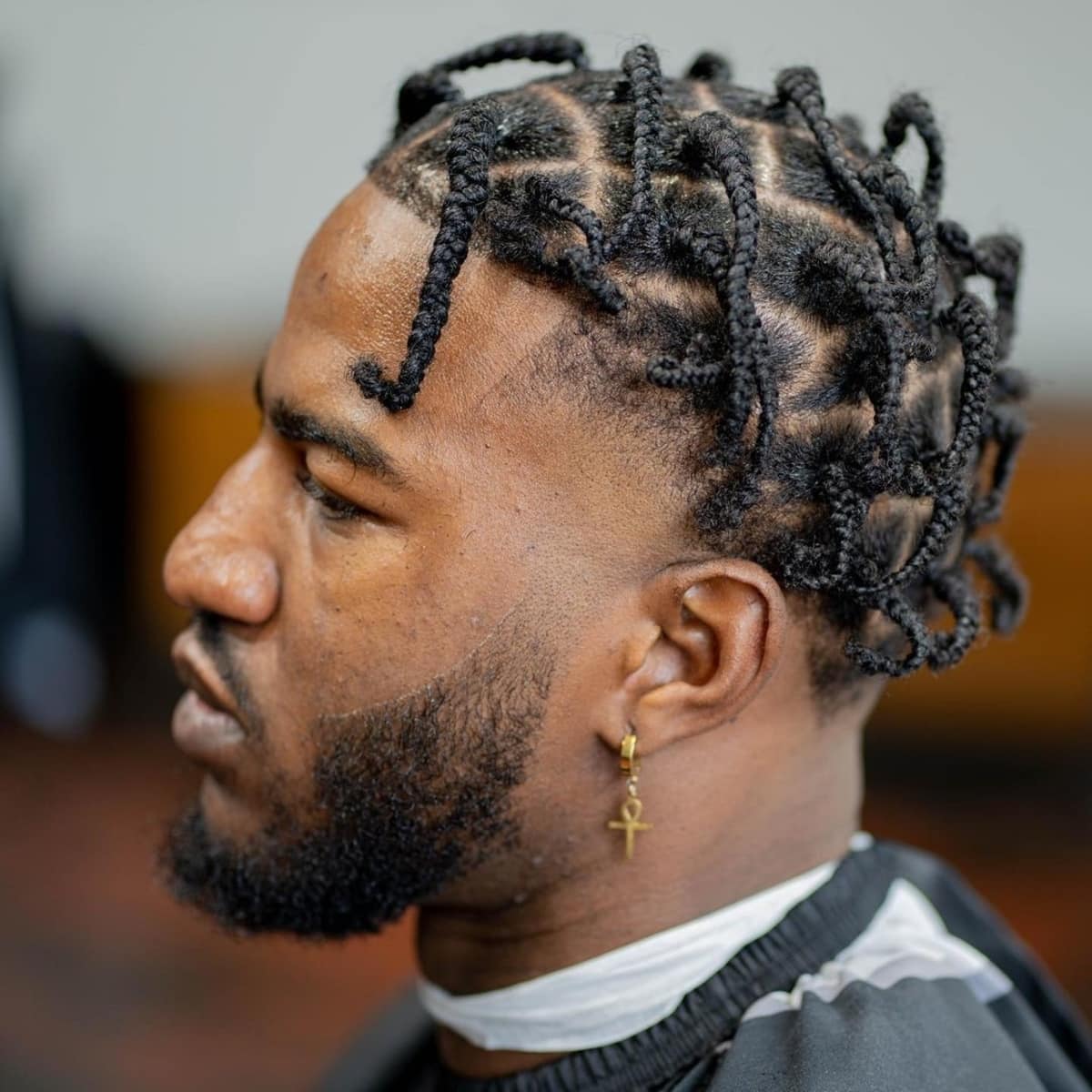 Small box braids for men