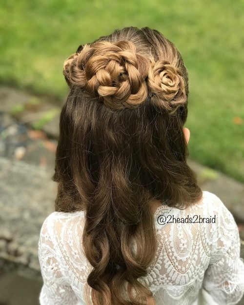 Special Occasion Half Updo