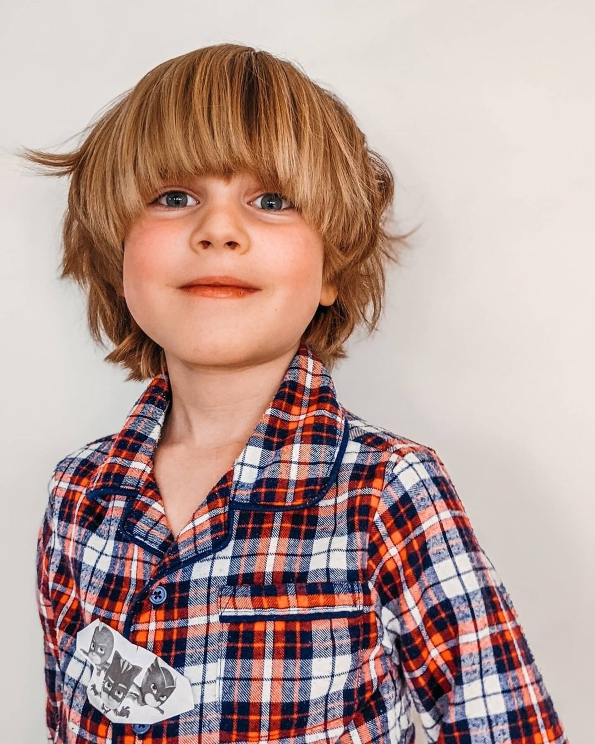 Surfer shag haircut for kids