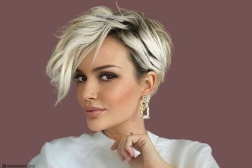 textured pixie cut