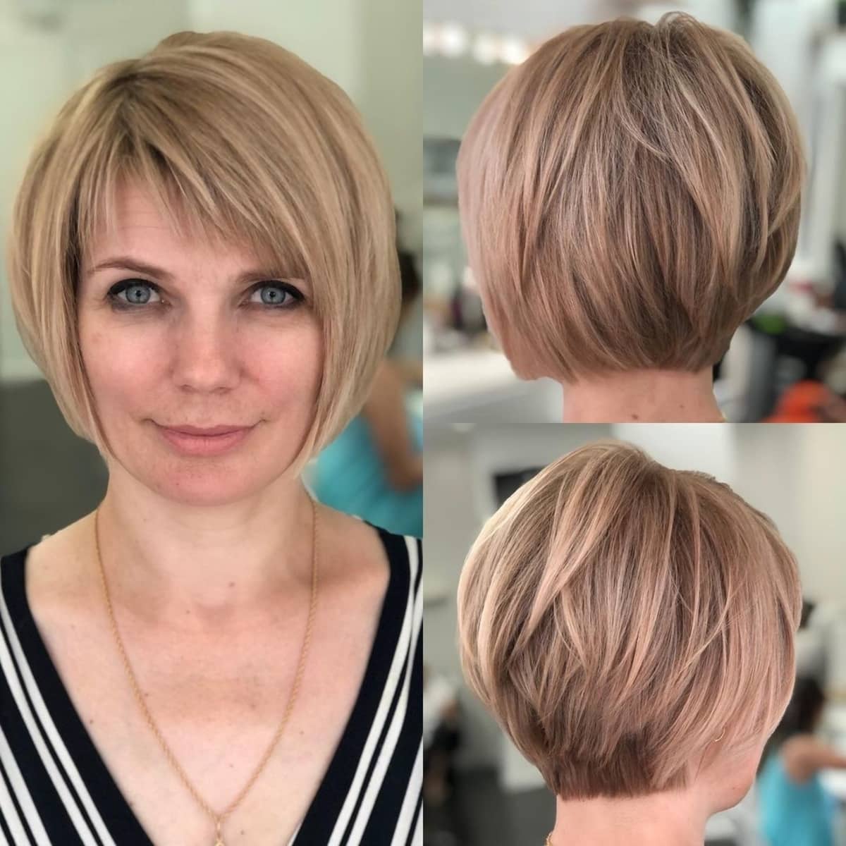 The Modern Layered Chin-length Pixie Bob