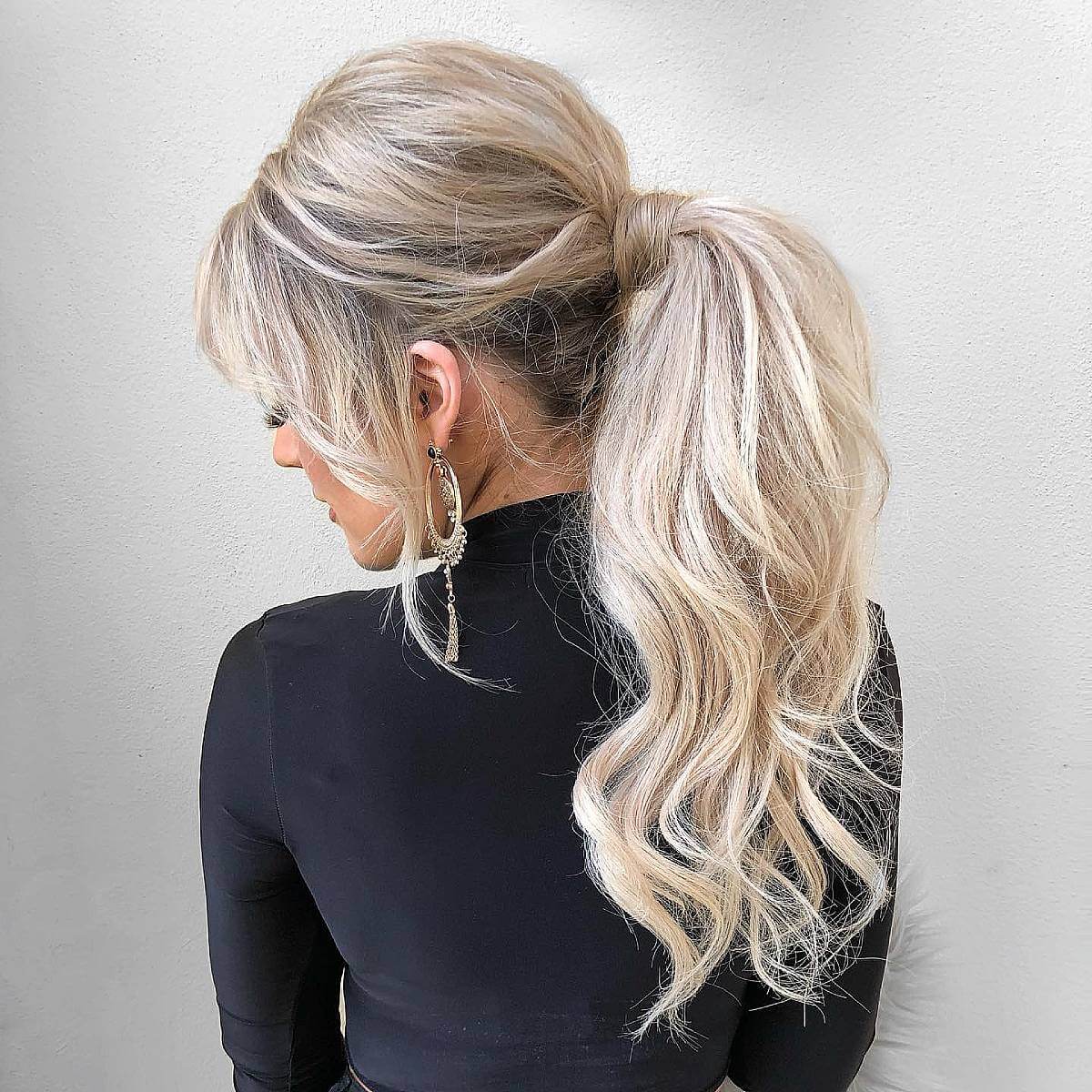 Tousled Pony Ponytails Cute Ideas