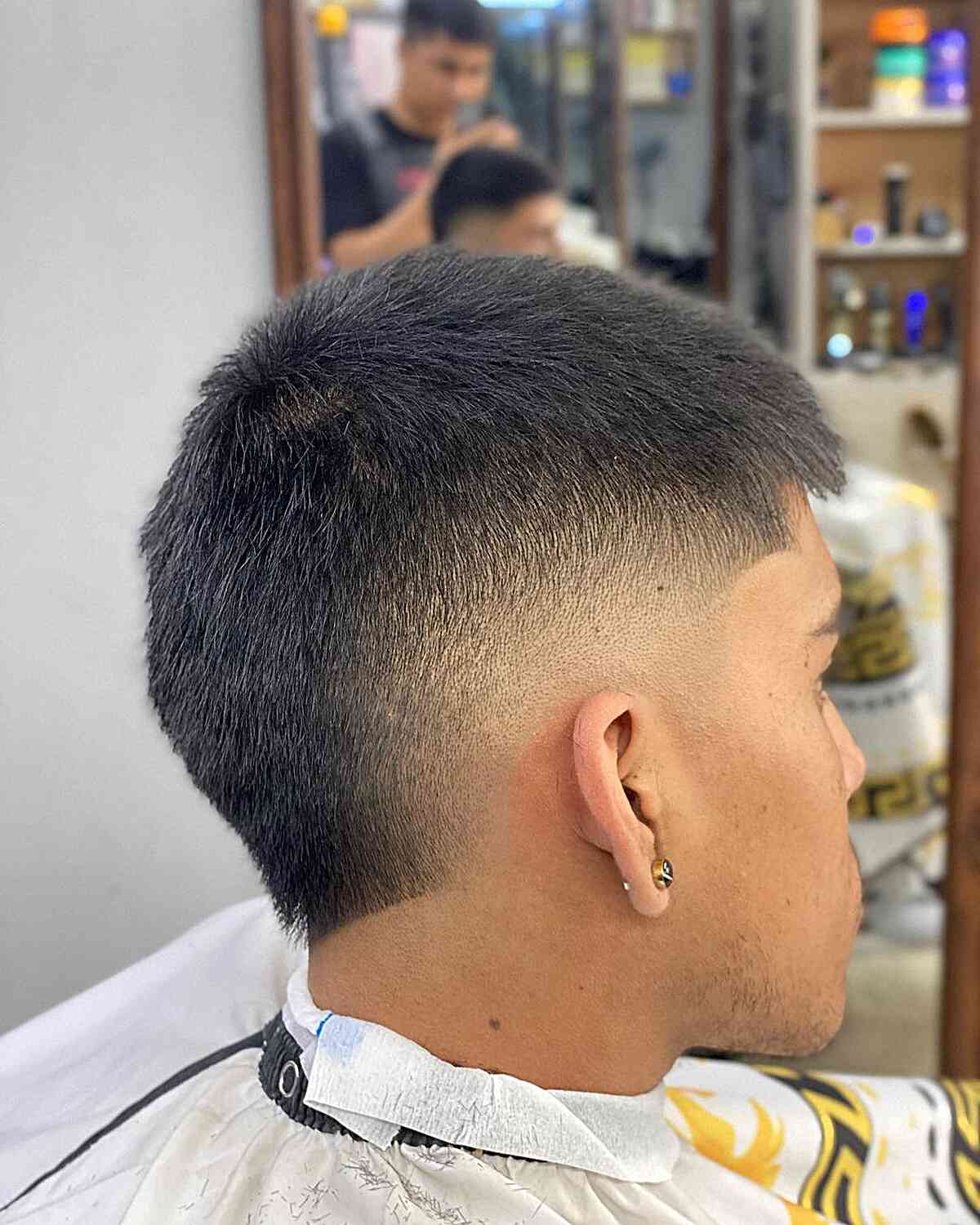 Very Short Burst Fade for Men