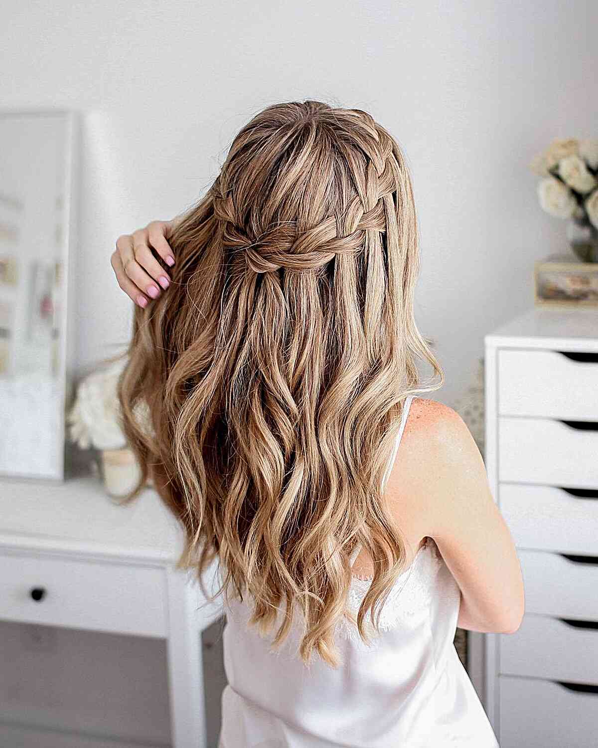 Waterfall Curls for Teen Girls