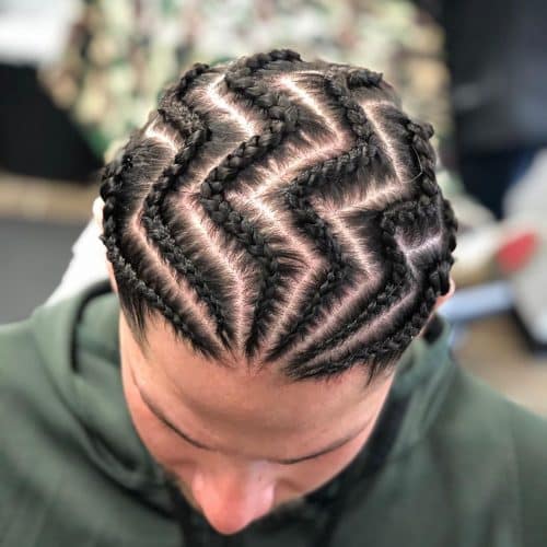 Impressive Zig-Zag Braids